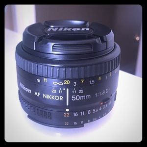 Nikon Lens 50mm 1:1.8 D Nikkor AF